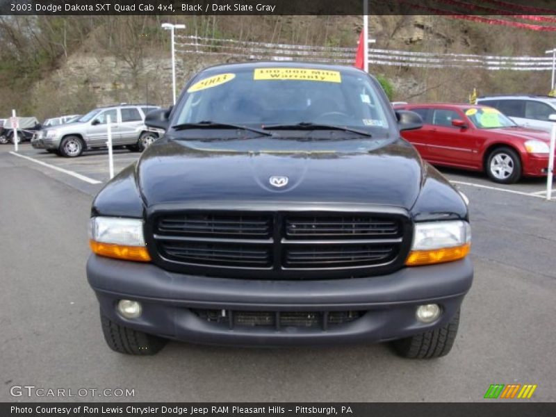 Black / Dark Slate Gray 2003 Dodge Dakota SXT Quad Cab 4x4