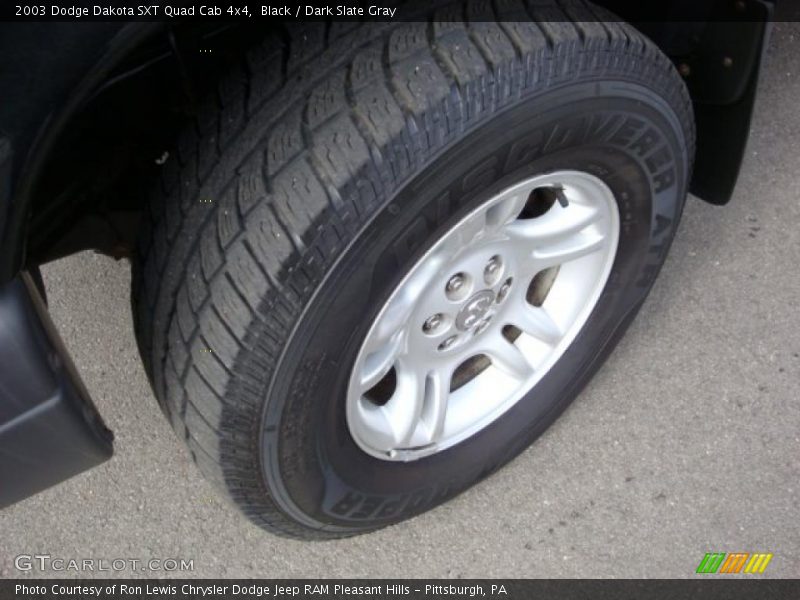 Black / Dark Slate Gray 2003 Dodge Dakota SXT Quad Cab 4x4