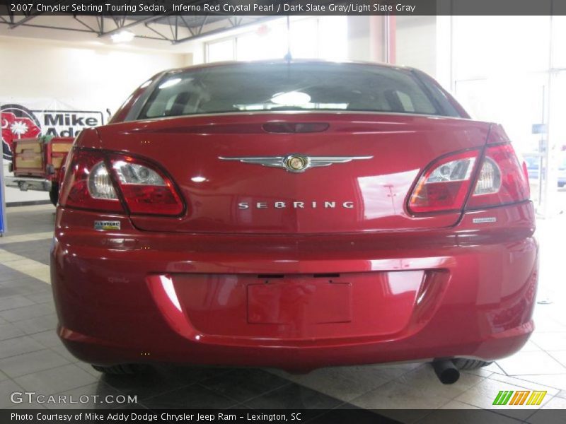 Inferno Red Crystal Pearl / Dark Slate Gray/Light Slate Gray 2007 Chrysler Sebring Touring Sedan