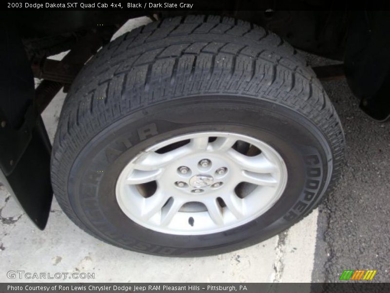 Black / Dark Slate Gray 2003 Dodge Dakota SXT Quad Cab 4x4