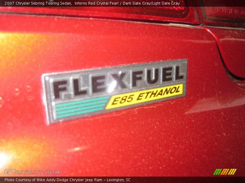 Inferno Red Crystal Pearl / Dark Slate Gray/Light Slate Gray 2007 Chrysler Sebring Touring Sedan