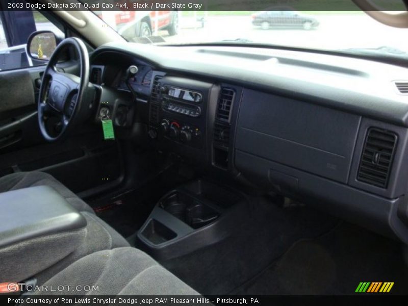 Black / Dark Slate Gray 2003 Dodge Dakota SXT Quad Cab 4x4