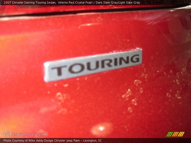 Inferno Red Crystal Pearl / Dark Slate Gray/Light Slate Gray 2007 Chrysler Sebring Touring Sedan