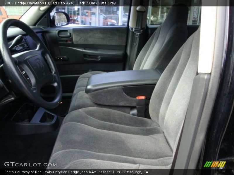 Black / Dark Slate Gray 2003 Dodge Dakota SXT Quad Cab 4x4