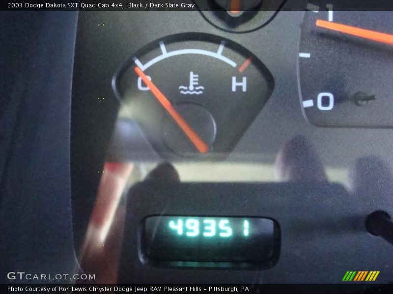Black / Dark Slate Gray 2003 Dodge Dakota SXT Quad Cab 4x4