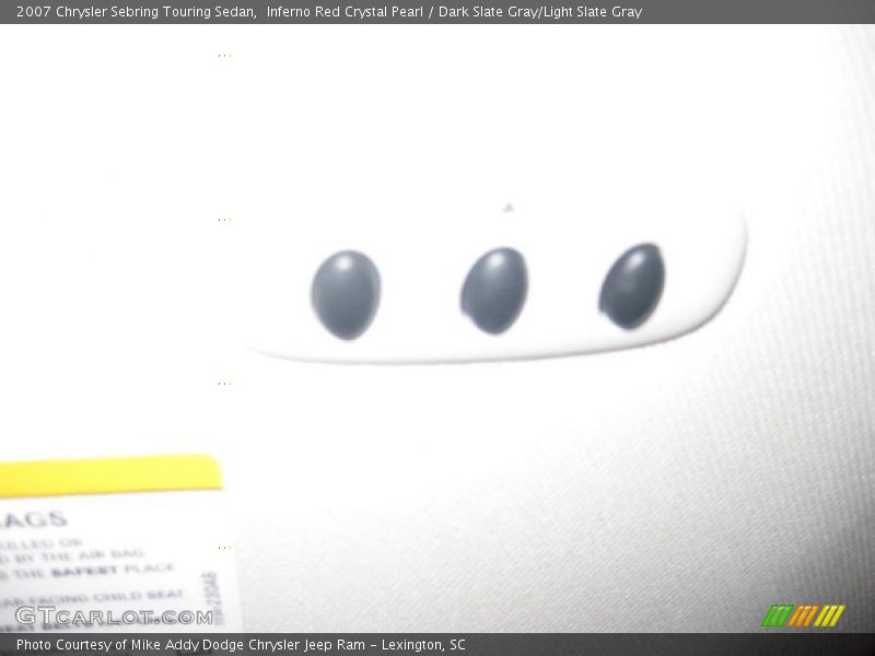 Inferno Red Crystal Pearl / Dark Slate Gray/Light Slate Gray 2007 Chrysler Sebring Touring Sedan