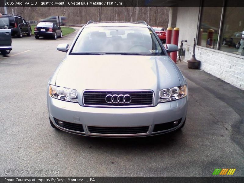Crystal Blue Metallic / Platinum 2005 Audi A4 1.8T quattro Avant