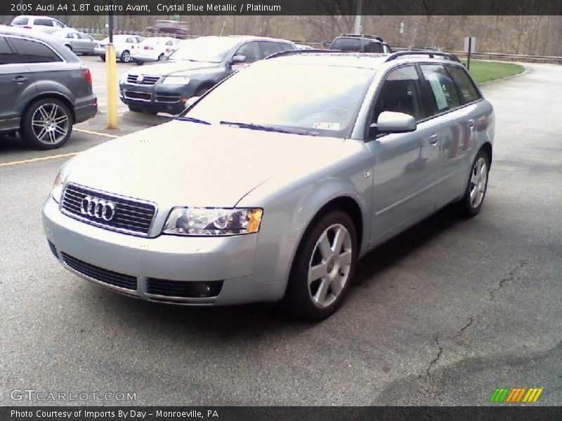 Crystal Blue Metallic / Platinum 2005 Audi A4 1.8T quattro Avant