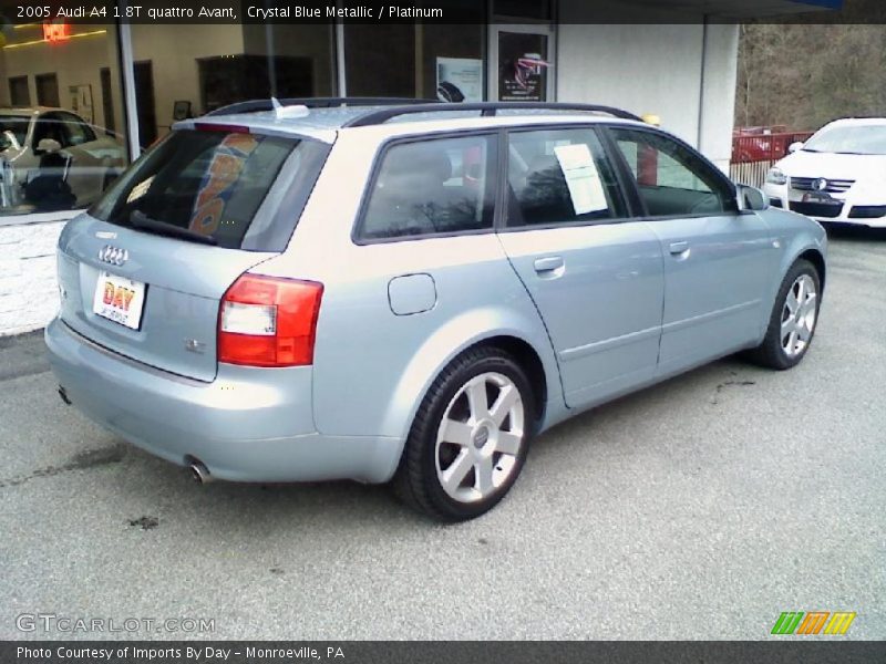Crystal Blue Metallic / Platinum 2005 Audi A4 1.8T quattro Avant