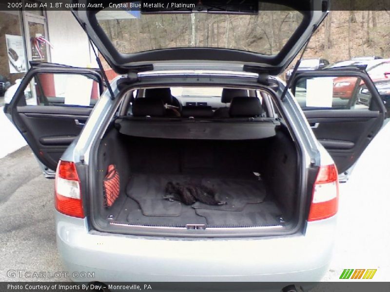 Crystal Blue Metallic / Platinum 2005 Audi A4 1.8T quattro Avant