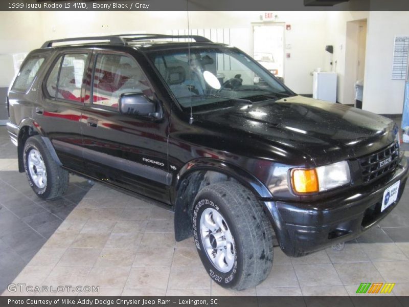 Ebony Black / Gray 1999 Isuzu Rodeo LS 4WD