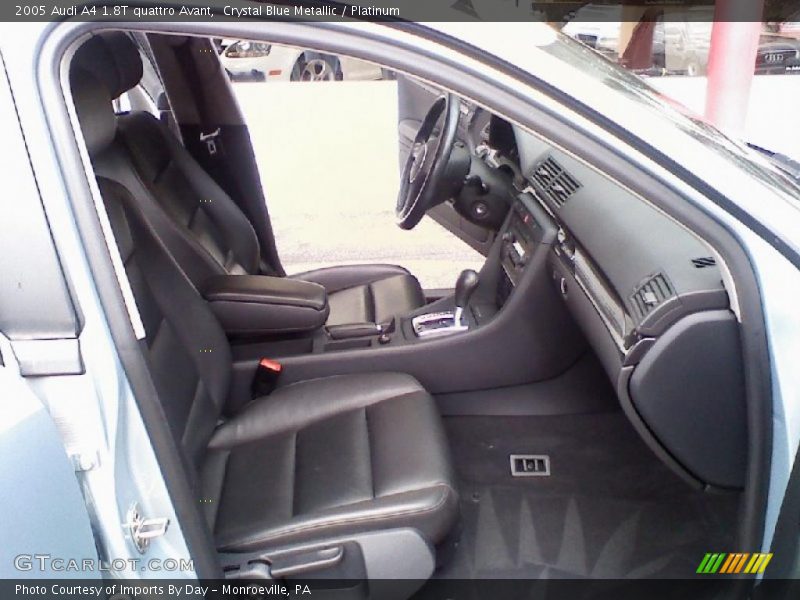 Crystal Blue Metallic / Platinum 2005 Audi A4 1.8T quattro Avant