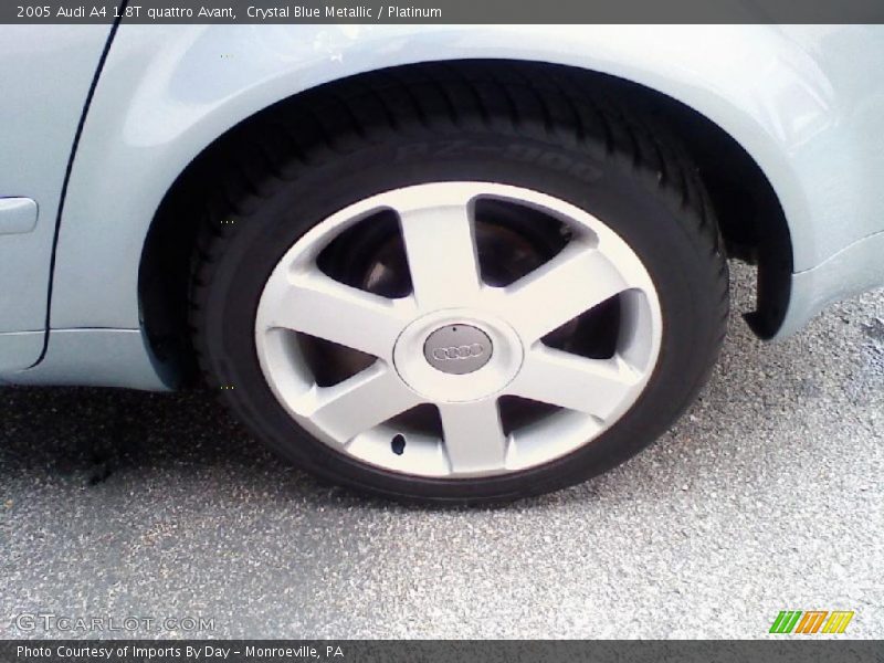 Crystal Blue Metallic / Platinum 2005 Audi A4 1.8T quattro Avant