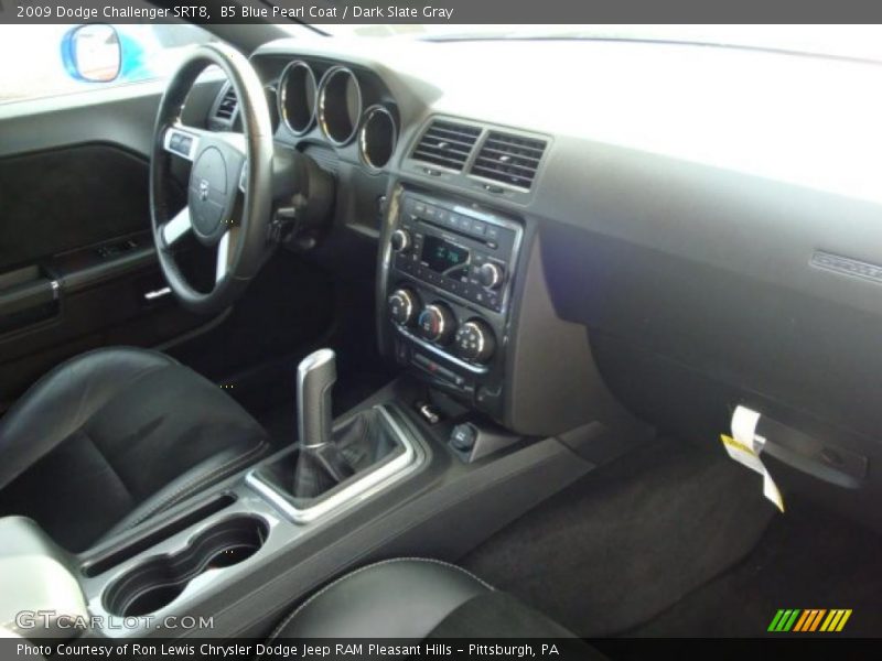 B5 Blue Pearl Coat / Dark Slate Gray 2009 Dodge Challenger SRT8
