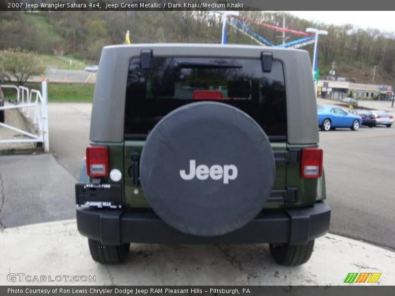 Jeep Green Metallic / Dark Khaki/Medium Khaki 2007 Jeep Wrangler Sahara 4x4