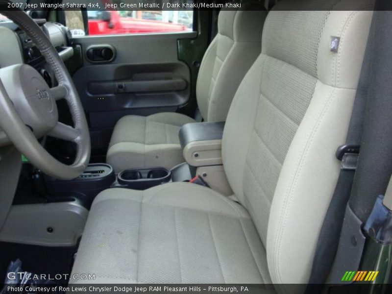 Jeep Green Metallic / Dark Khaki/Medium Khaki 2007 Jeep Wrangler Sahara 4x4