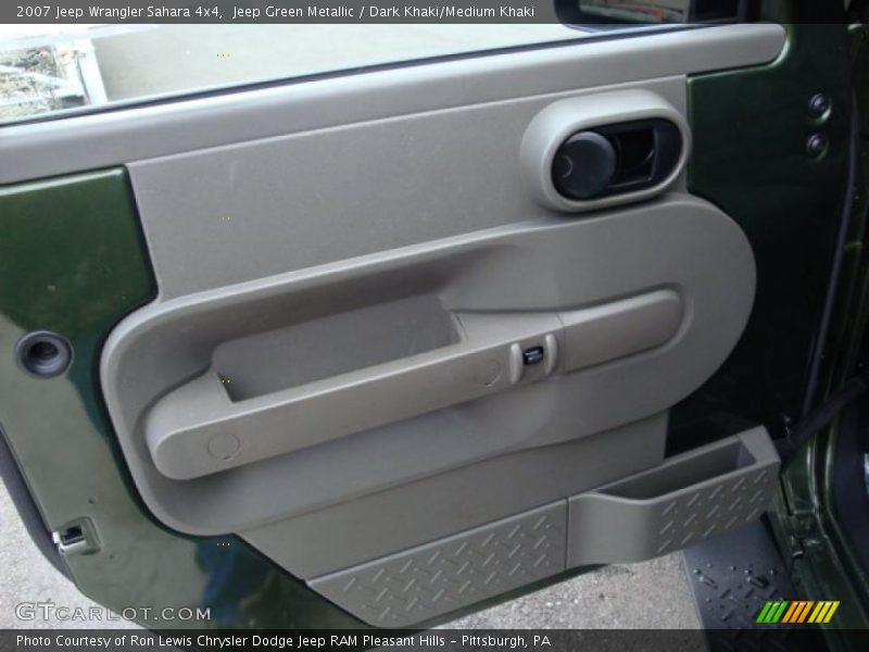 Jeep Green Metallic / Dark Khaki/Medium Khaki 2007 Jeep Wrangler Sahara 4x4