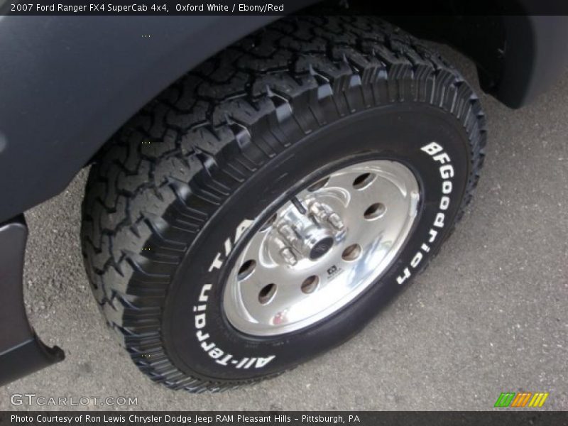 Oxford White / Ebony/Red 2007 Ford Ranger FX4 SuperCab 4x4