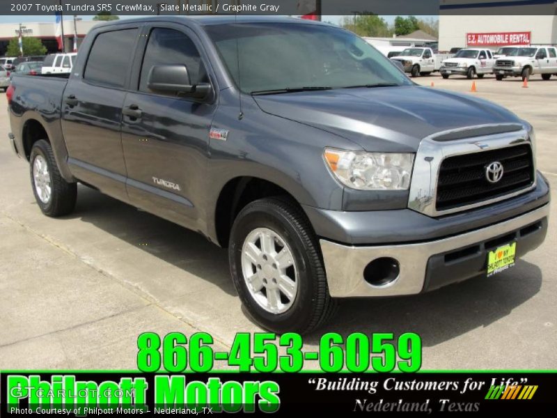 Slate Metallic / Graphite Gray 2007 Toyota Tundra SR5 CrewMax