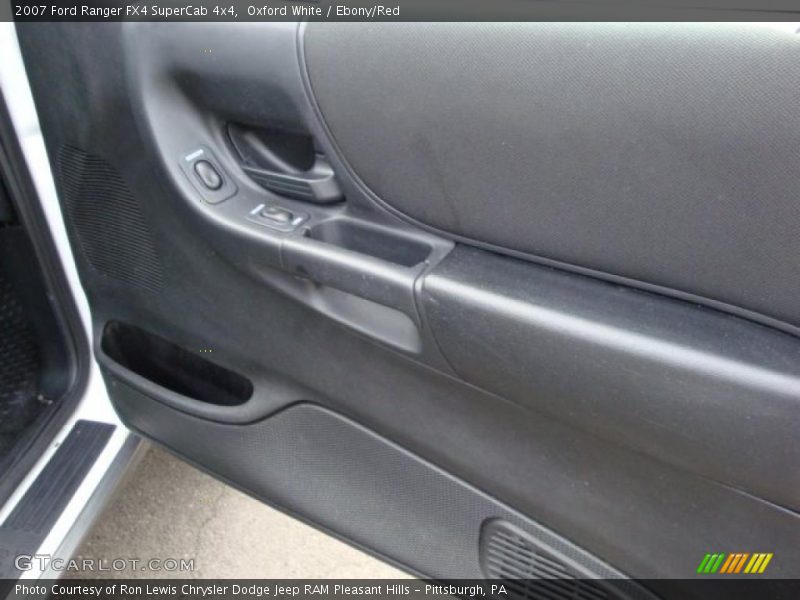 Oxford White / Ebony/Red 2007 Ford Ranger FX4 SuperCab 4x4