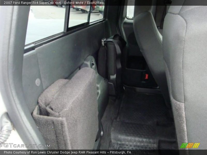 Oxford White / Ebony/Red 2007 Ford Ranger FX4 SuperCab 4x4