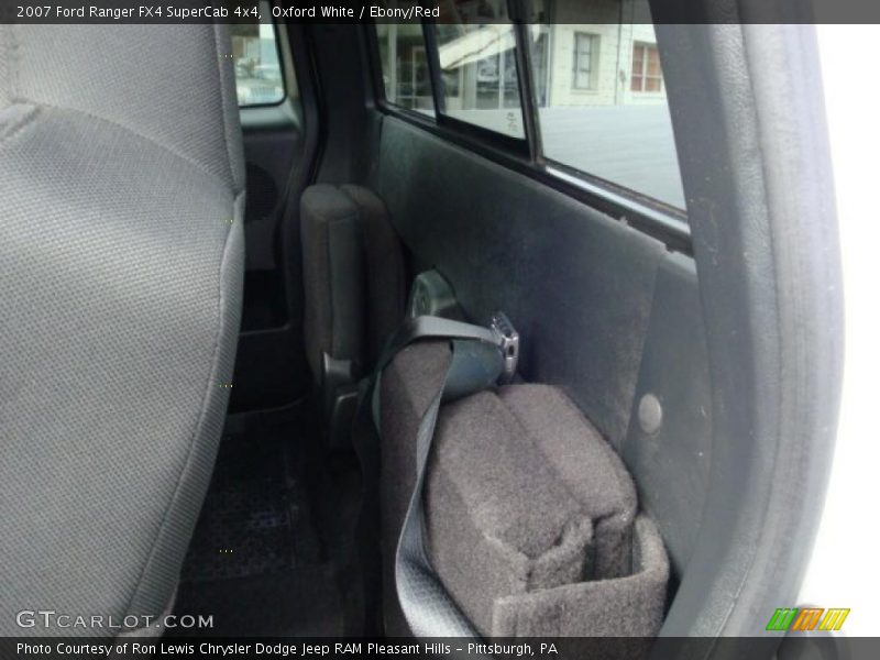 Oxford White / Ebony/Red 2007 Ford Ranger FX4 SuperCab 4x4