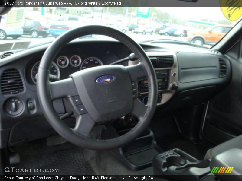 Oxford White / Ebony/Red 2007 Ford Ranger FX4 SuperCab 4x4