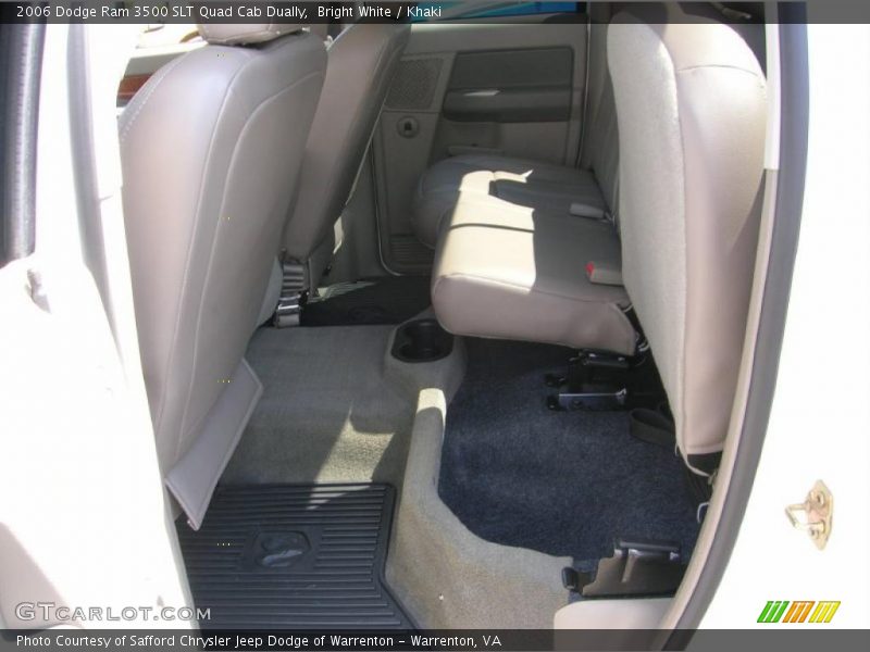 Bright White / Khaki 2006 Dodge Ram 3500 SLT Quad Cab Dually