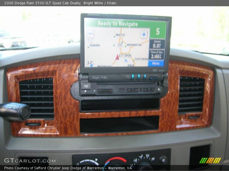 Bright White / Khaki 2006 Dodge Ram 3500 SLT Quad Cab Dually