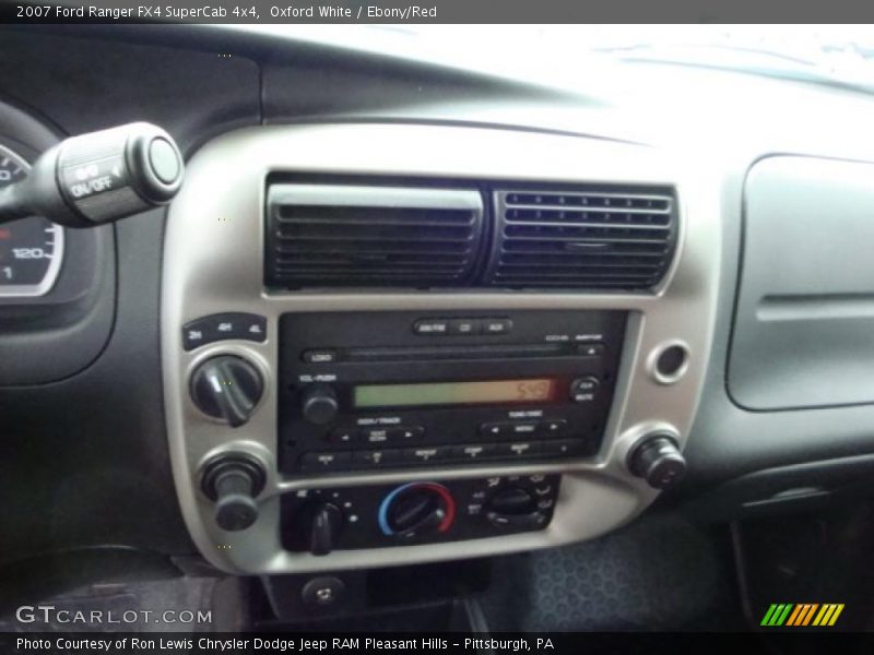 Oxford White / Ebony/Red 2007 Ford Ranger FX4 SuperCab 4x4