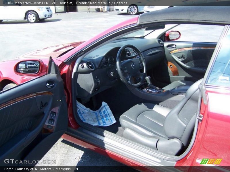 Firemist Red Metallic / Charcoal 2004 Mercedes-Benz CLK 320 Cabriolet