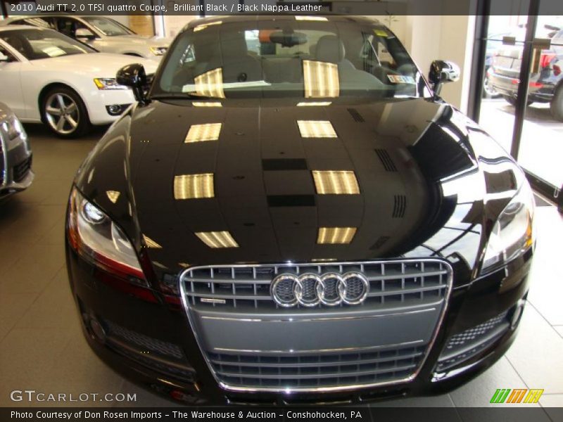 Brilliant Black / Black Nappa Leather 2010 Audi TT 2.0 TFSI quattro Coupe