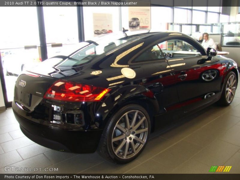 Brilliant Black / Black Nappa Leather 2010 Audi TT 2.0 TFSI quattro Coupe