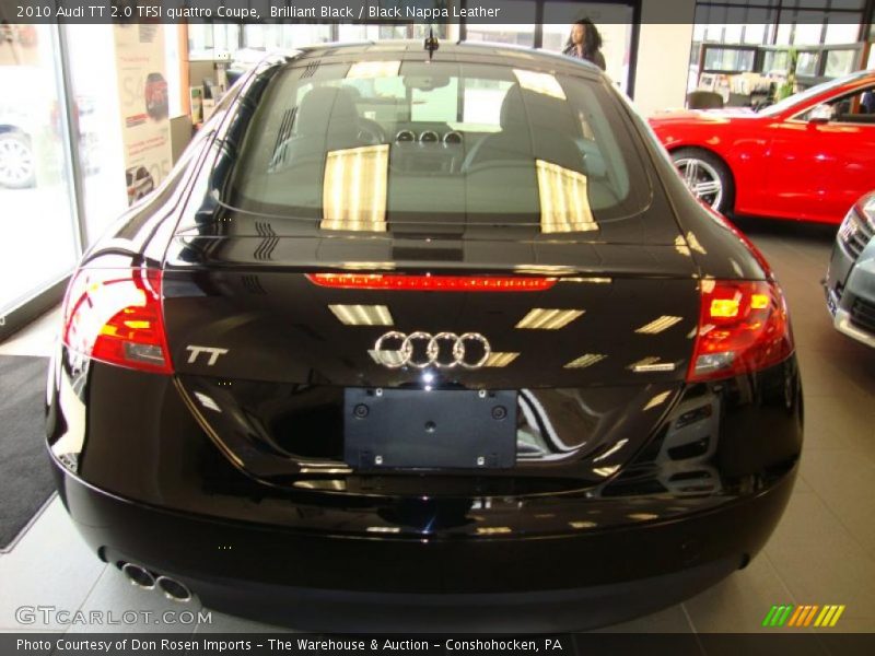 Brilliant Black / Black Nappa Leather 2010 Audi TT 2.0 TFSI quattro Coupe