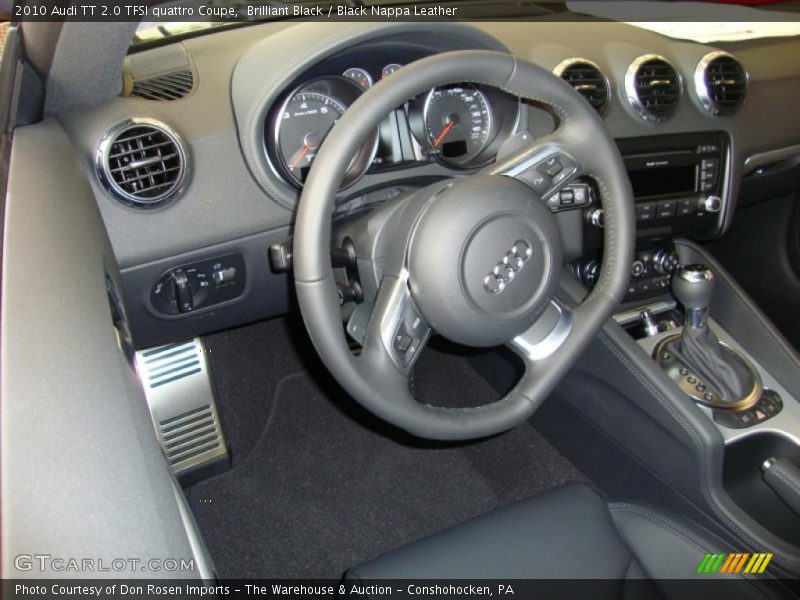 Brilliant Black / Black Nappa Leather 2010 Audi TT 2.0 TFSI quattro Coupe