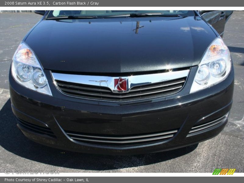Carbon Flash Black / Gray 2008 Saturn Aura XE 3.5