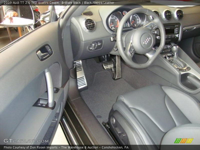 Brilliant Black / Black Nappa Leather 2010 Audi TT 2.0 TFSI quattro Coupe