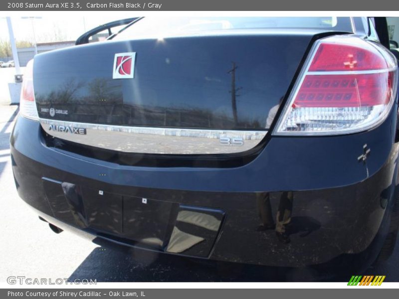 Carbon Flash Black / Gray 2008 Saturn Aura XE 3.5