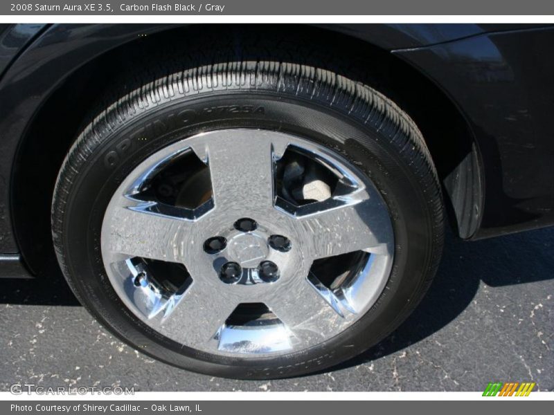 Carbon Flash Black / Gray 2008 Saturn Aura XE 3.5