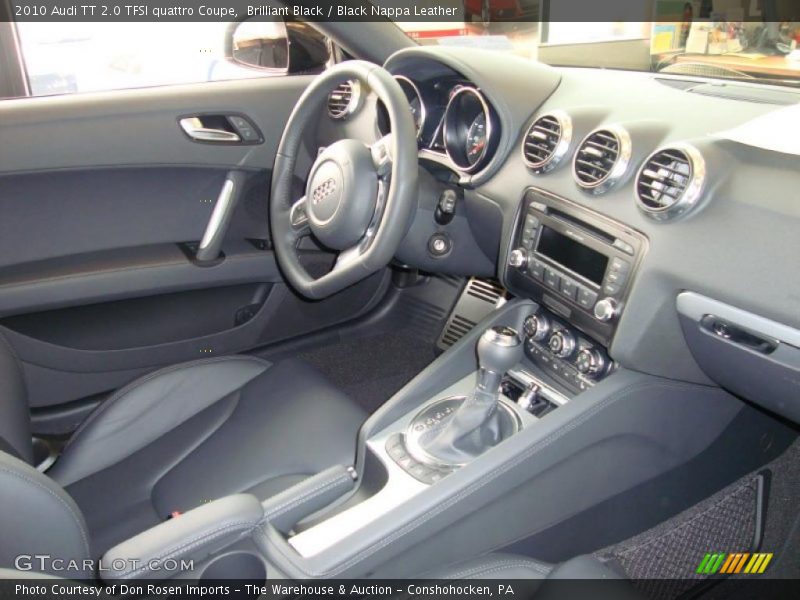 Brilliant Black / Black Nappa Leather 2010 Audi TT 2.0 TFSI quattro Coupe