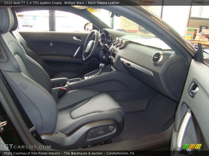 Brilliant Black / Black Nappa Leather 2010 Audi TT 2.0 TFSI quattro Coupe