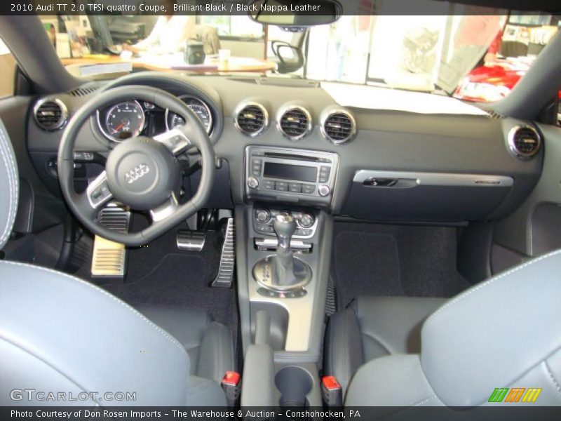 Brilliant Black / Black Nappa Leather 2010 Audi TT 2.0 TFSI quattro Coupe