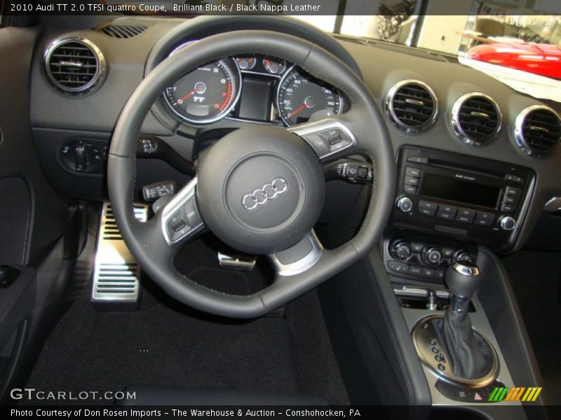 Brilliant Black / Black Nappa Leather 2010 Audi TT 2.0 TFSI quattro Coupe