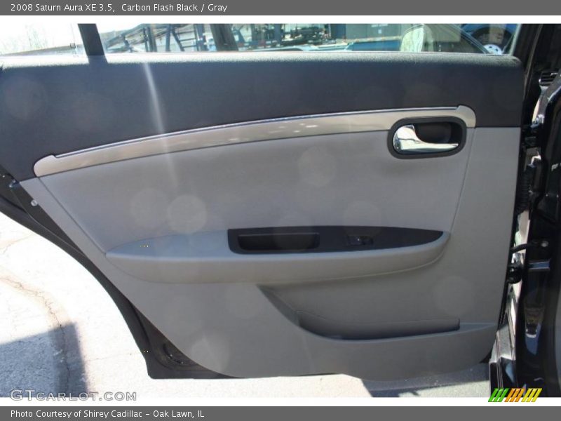 Carbon Flash Black / Gray 2008 Saturn Aura XE 3.5