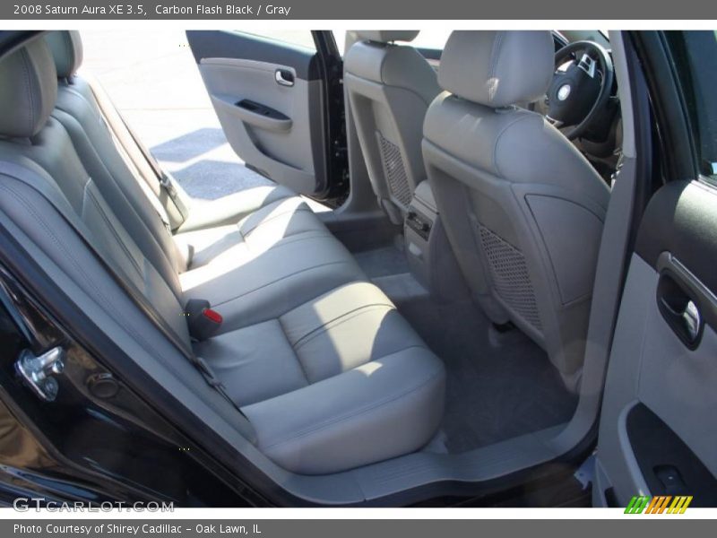 Carbon Flash Black / Gray 2008 Saturn Aura XE 3.5