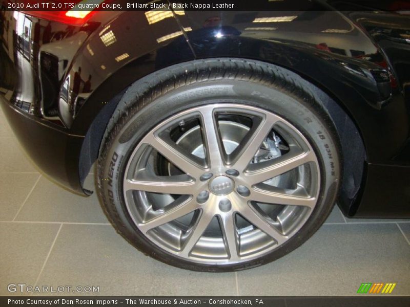 Brilliant Black / Black Nappa Leather 2010 Audi TT 2.0 TFSI quattro Coupe