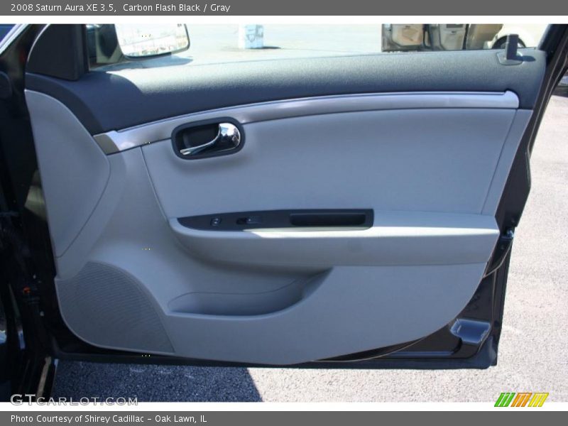 Carbon Flash Black / Gray 2008 Saturn Aura XE 3.5
