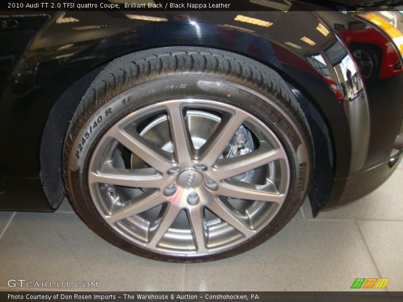 Brilliant Black / Black Nappa Leather 2010 Audi TT 2.0 TFSI quattro Coupe