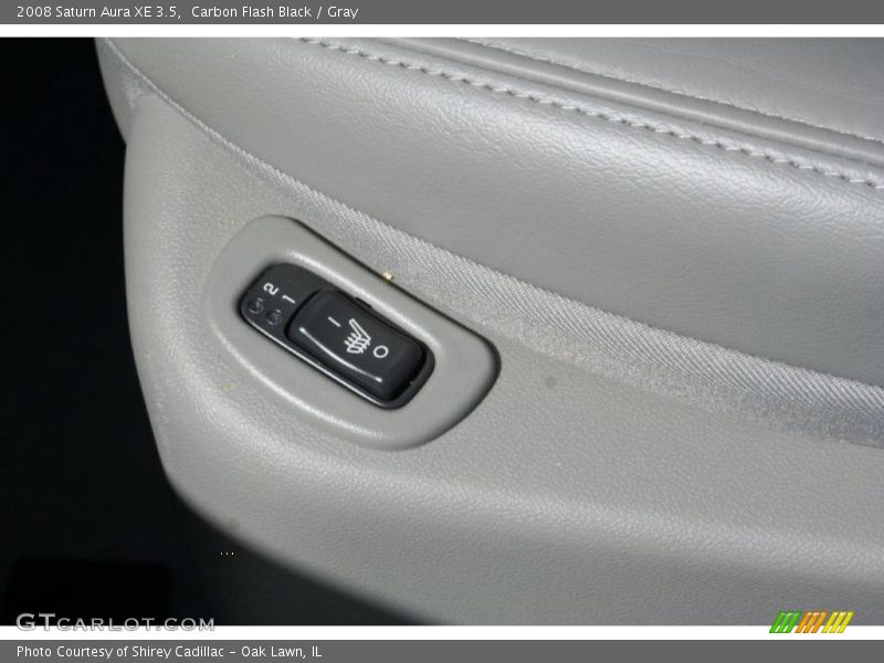 Carbon Flash Black / Gray 2008 Saturn Aura XE 3.5