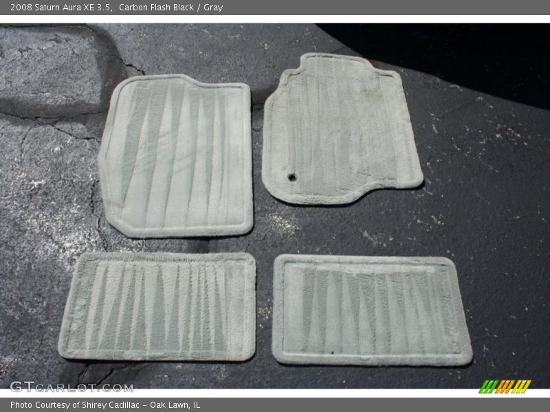 Carbon Flash Black / Gray 2008 Saturn Aura XE 3.5